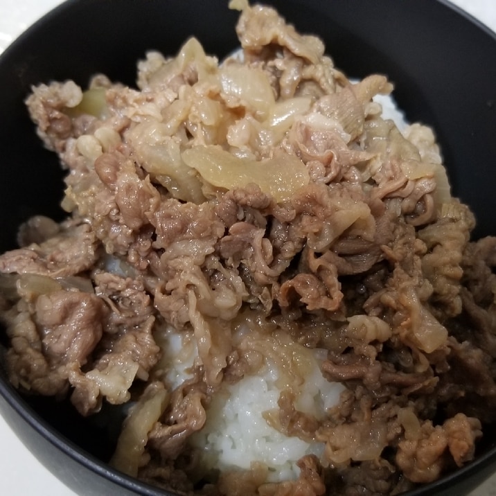 出汁は昆布から！ちょっとこだわった吉野家風の牛丼